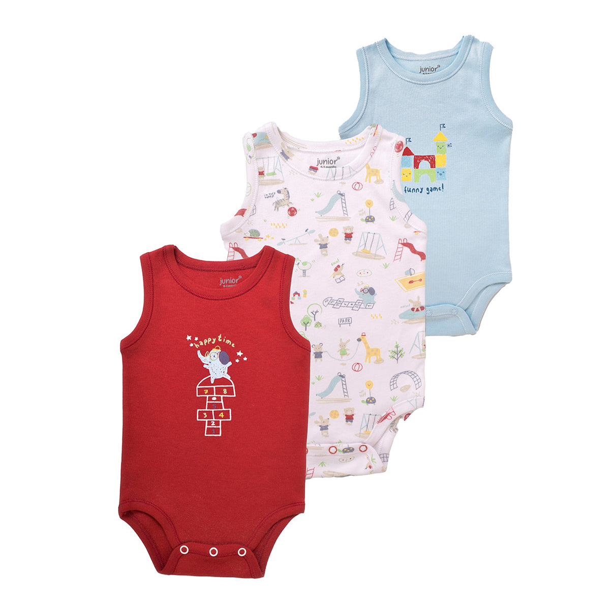 Junior Bodysuit Sleeveless Playground